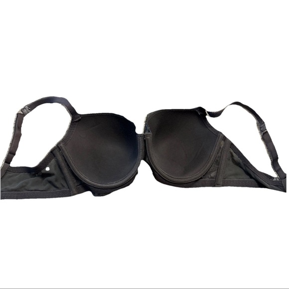 Intimissimi Gray Francesca Lace Floral Romantic Balconette Bra Size 36 D - Picture 6 of 16